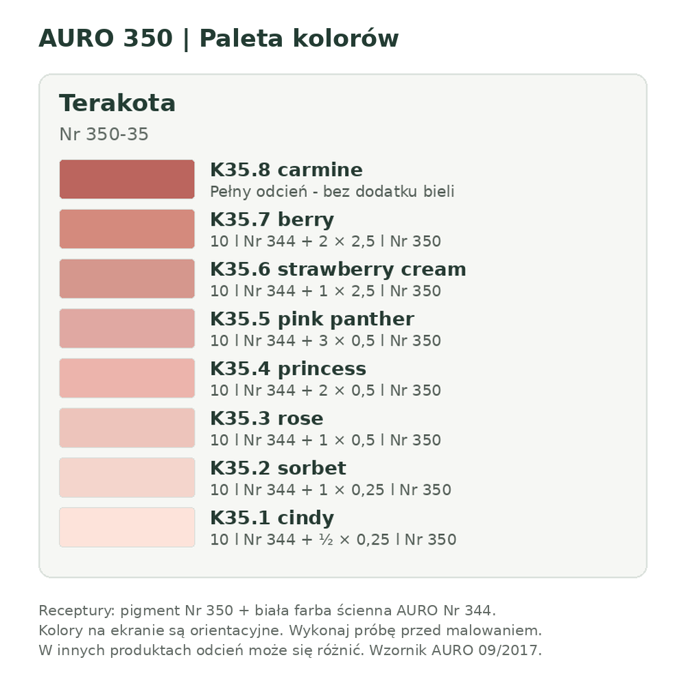 Wapienna baza barwiąca Nr 350 - obrazek 3