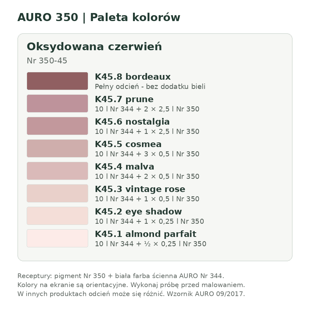 Wapienna baza barwiąca Nr 350 - obrazek 4