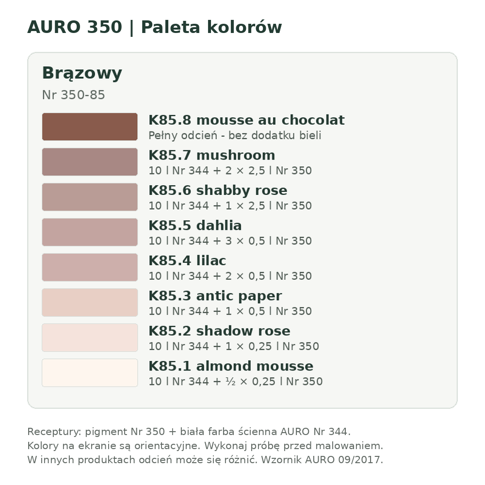 Wapienna baza barwiąca Nr 350 - obrazek 7