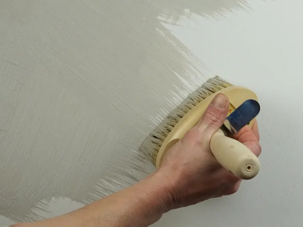 Aplikacja farby glinianej Clayfix Claytec