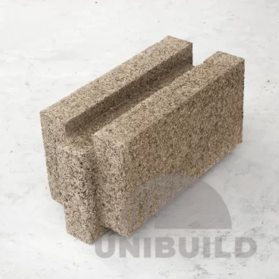 Bloczek z betonu konopnego z zamkiem - podstawowy